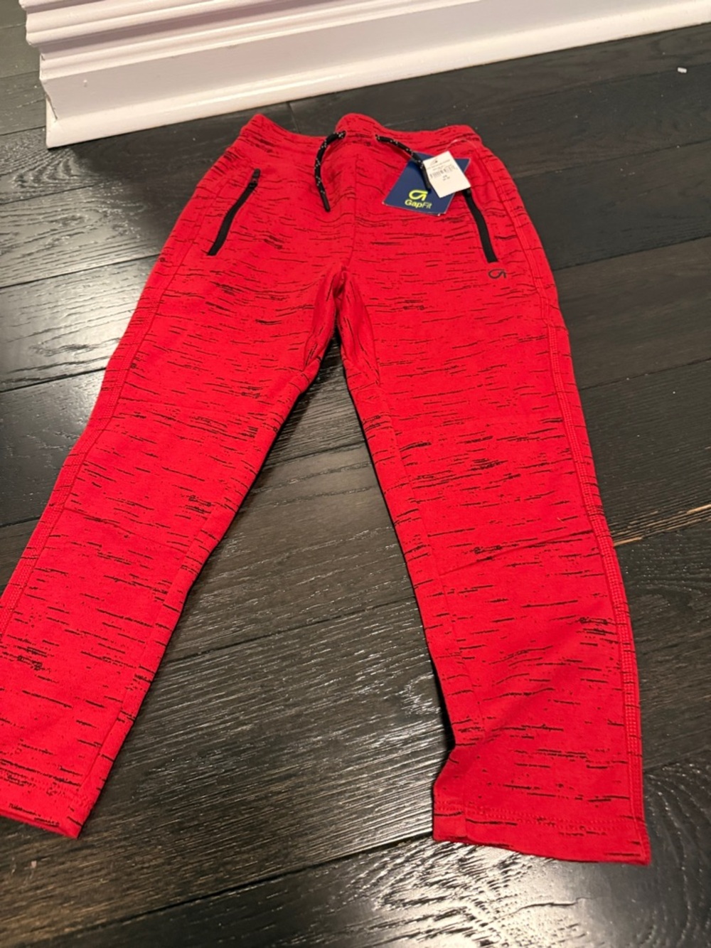 Gap Red Knit Jogger Pants for Kids